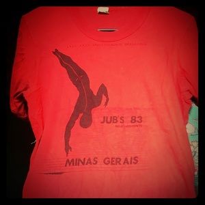 vintage red ringer tee